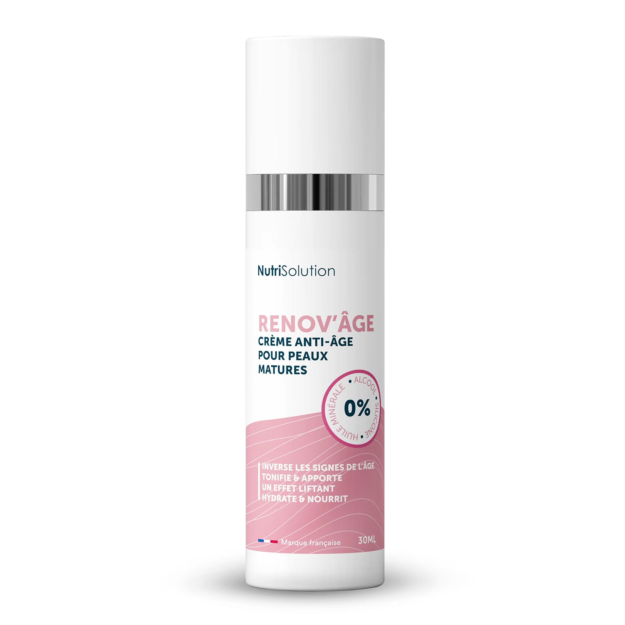 NutriSolution Renov'Âge Crème Visage Anti-Âge Avancée Réduction Rides Raffermissement Idealift™ Juvenessence™ 30ml UE Pr